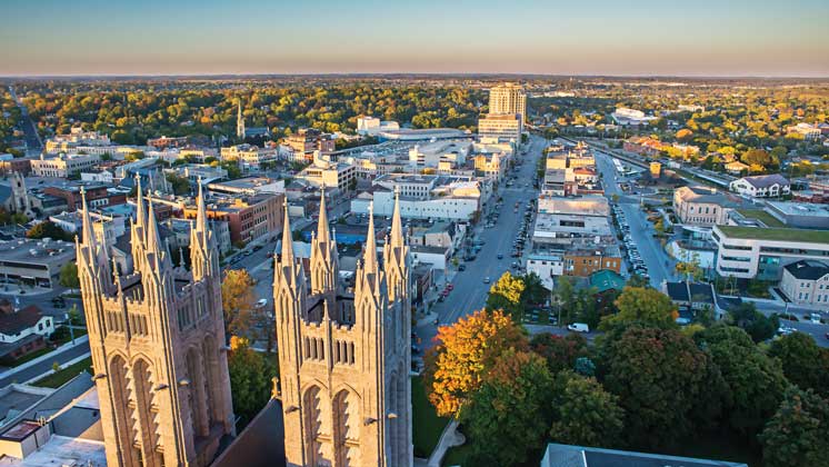 Cities like Guelph use a tourism rewards program to attract more visitors.